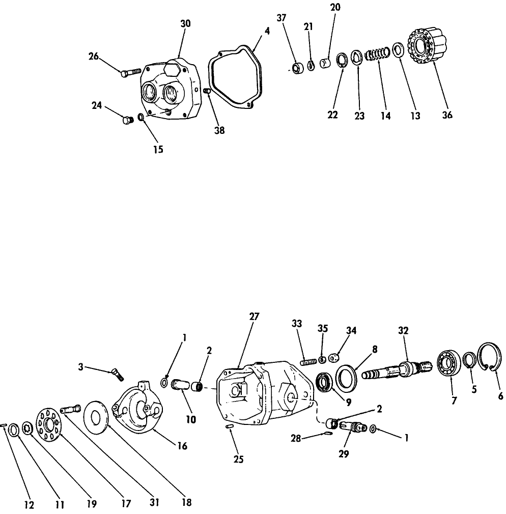 018 HYDROSTATIC MOTOR ASSEMBLY