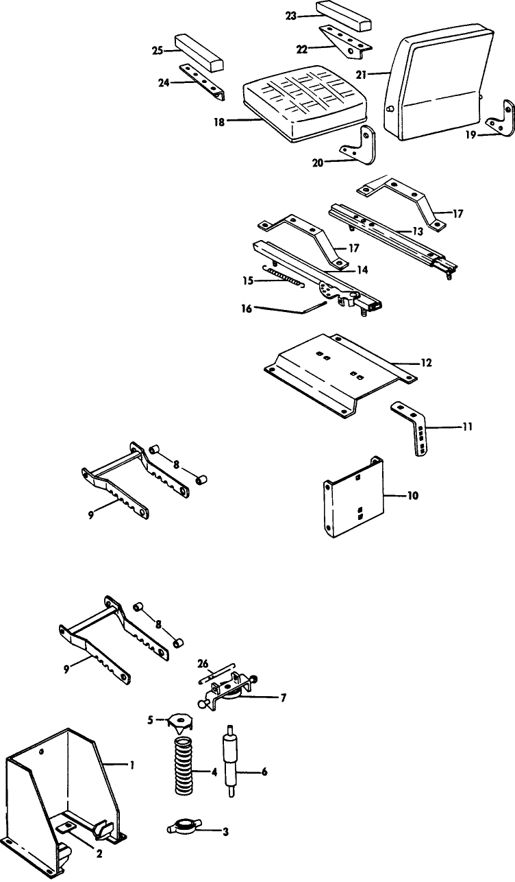 005 SEAT AND SUSPENSION ASSEMBLY