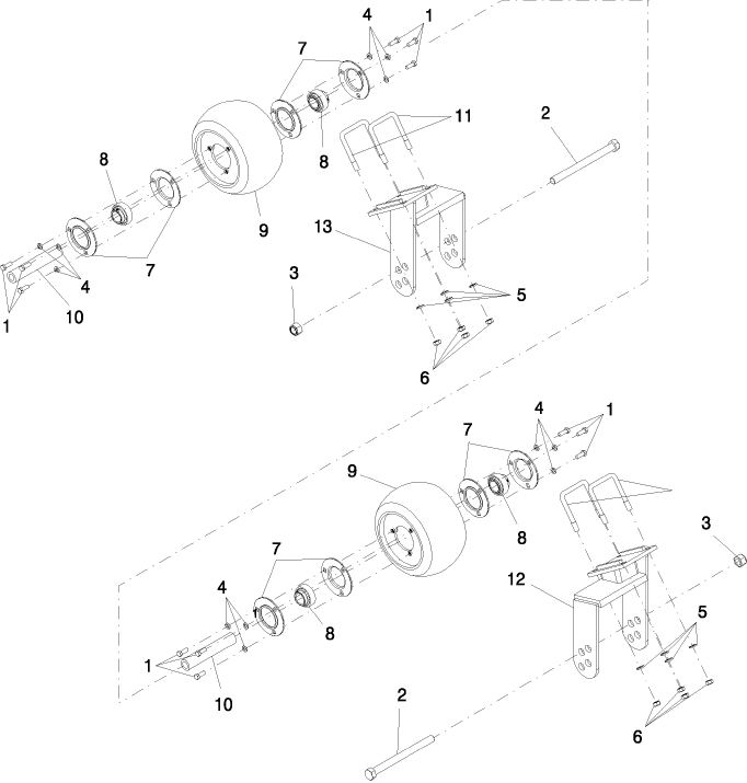 1.10(1) GAUGE WHEEL TIRE AND MOUNT, BSN K01 2005