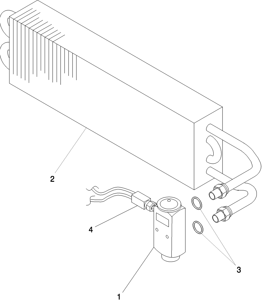 E.40.C.33 AIR CONDITIONING EVAPORATOR COIL