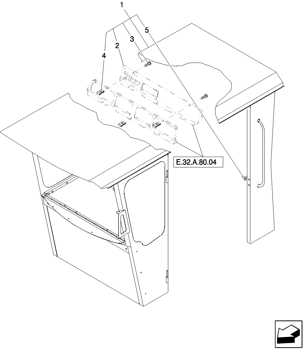 E.34.A.73 CAB FRAME