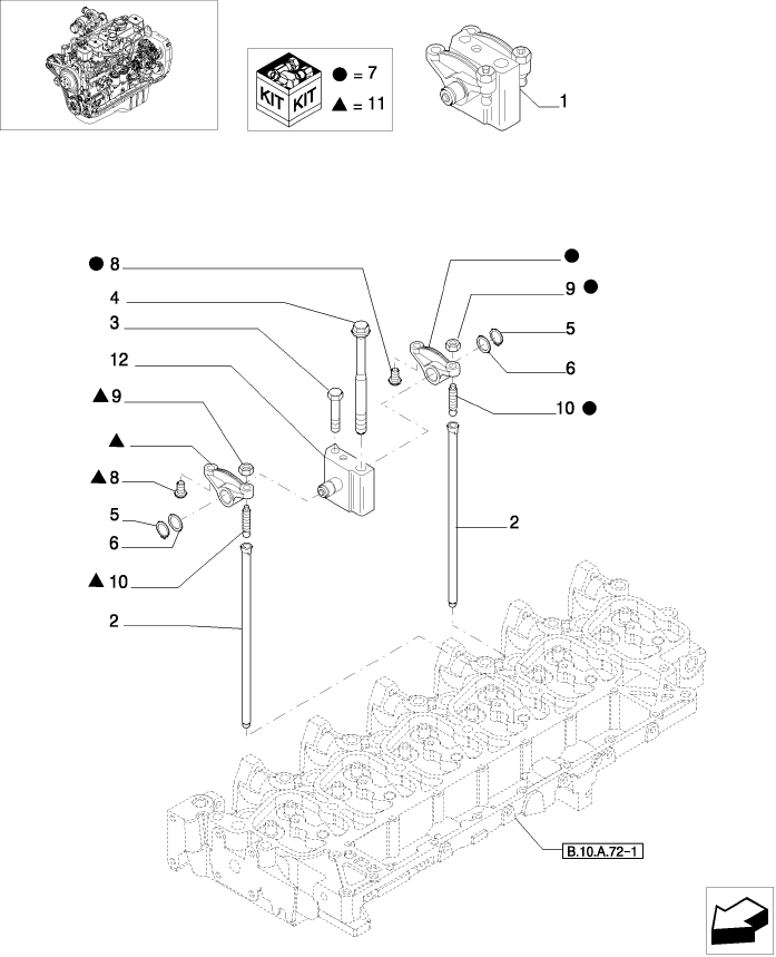 B.10.A.40 ROCKER SHAFT