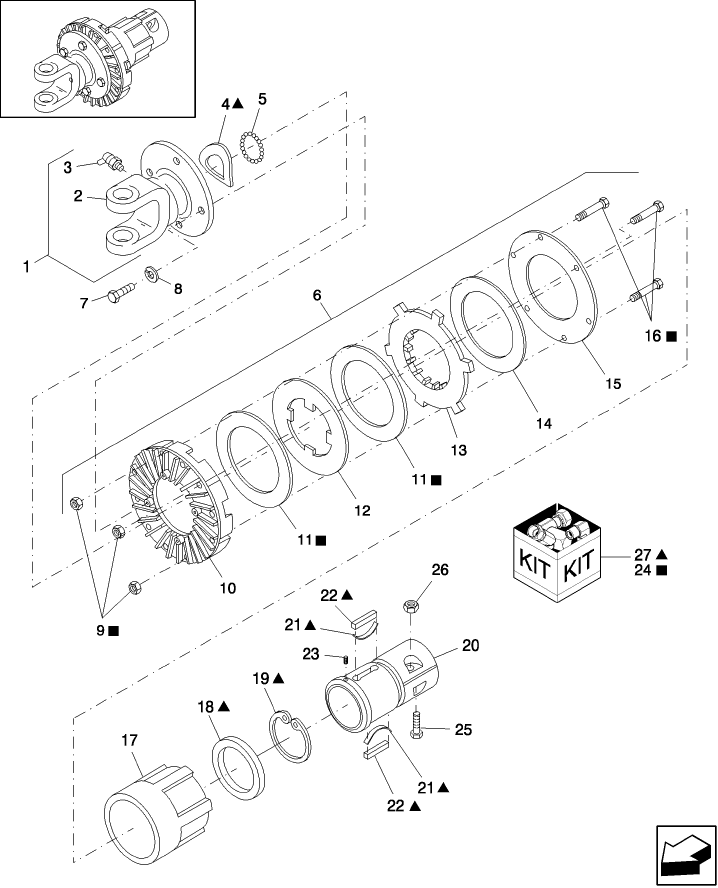 01.06/01 CLUTCH, SECONDARY PTO