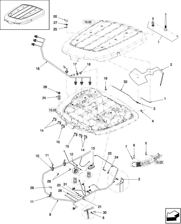 06.09 ELECTRICAL, CAB ROOF