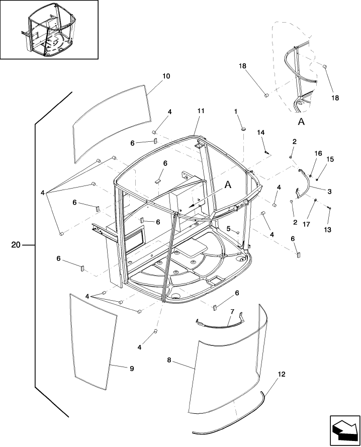 10.01 CAB FRAME