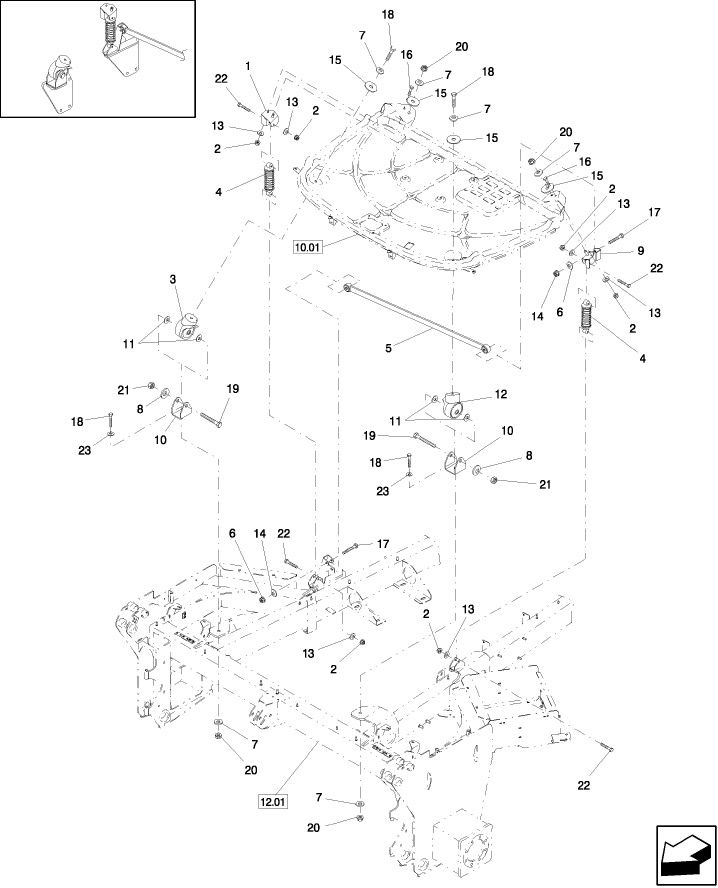 10.30 CAB SUSPENSION