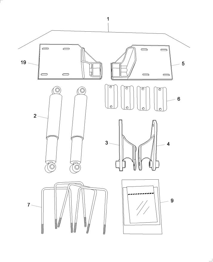 18.29 SUSPENDED REAR AXLE DAMPENER KIT