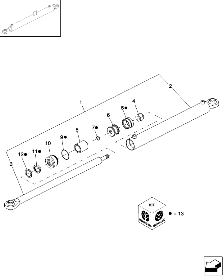 07.02(2) OPENING CYLINDER COMPONENTS, 14, 16, 18 & 20 WHEEL RAKES