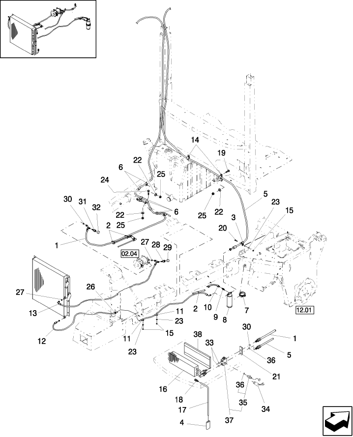 10.10(2) AIR CONDITIONING LINE