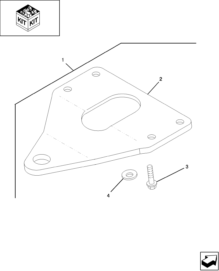 18.05 SWATH ROLLER HITCH KIT, 717129006