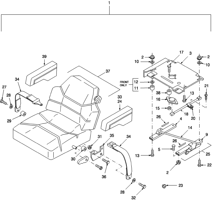 10.07(2.1) SEAT, AIR SUSPENSION, UPPER