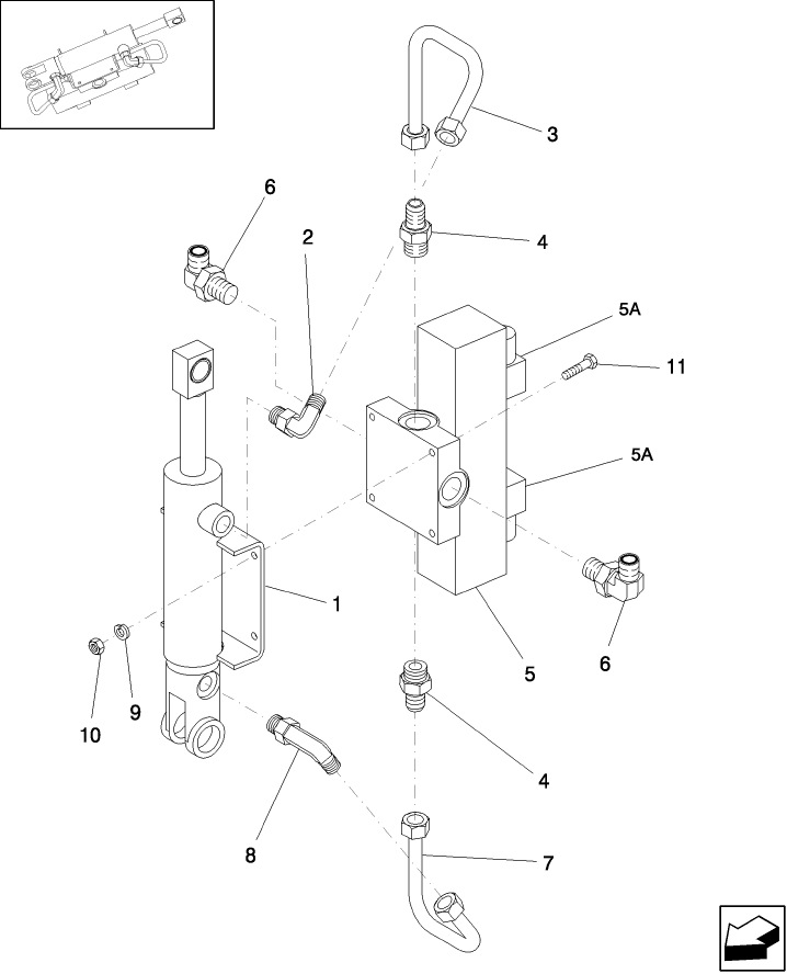 07.05(4.1) CONTROL, PROPULSION, HYDRAULIC CYLINDER