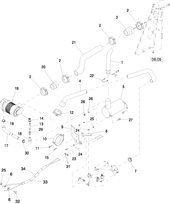 02.05(2) AIR INTAKE & EXHAUST SYSTEM