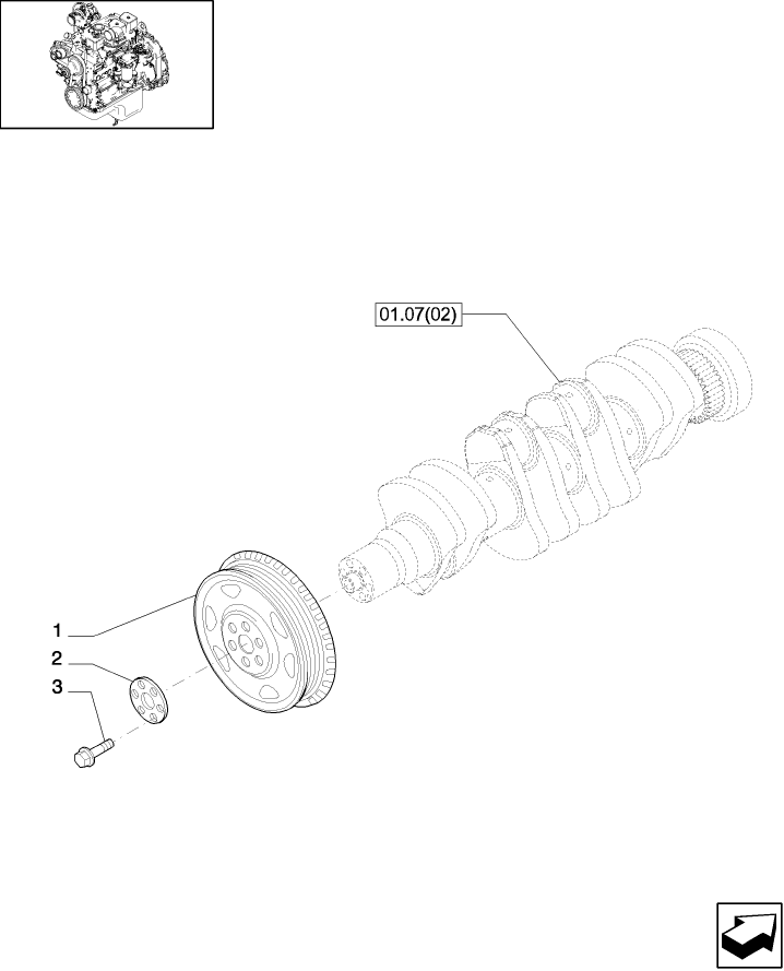 01.09(2.2) PULLEY - CRANKSHAFT