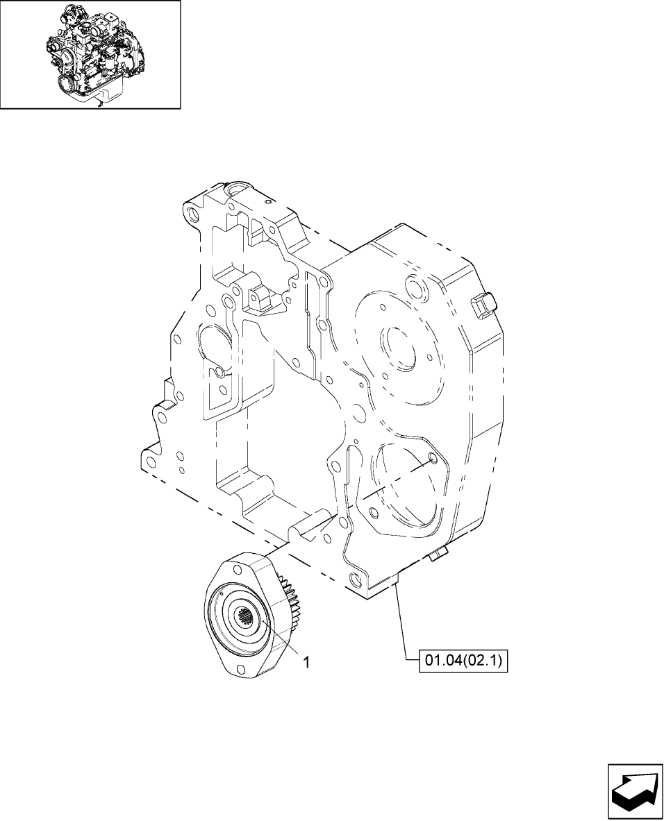 01.17(2.2) HYDRAULIC PUMP DRIVE