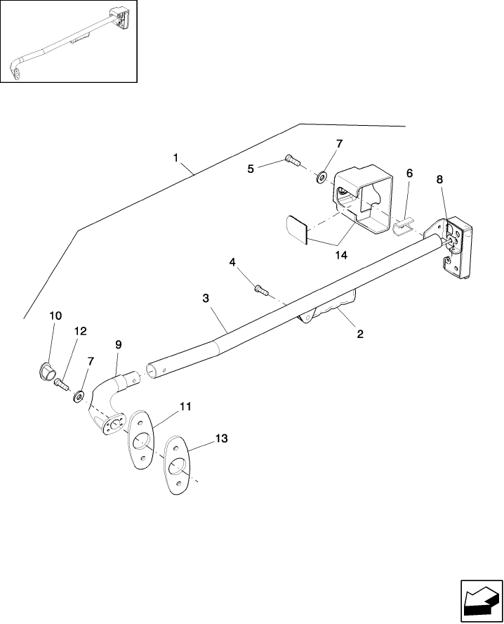 10.04(3) CAB DOOR HANDLE