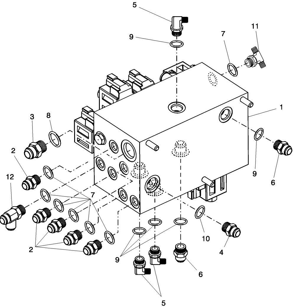 09.04(1.2) MANIFOLD, MAIN, CONNECTORS  - DRAPER-READY