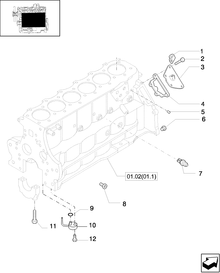 01.02(1.2) CYLINDER BLOCK