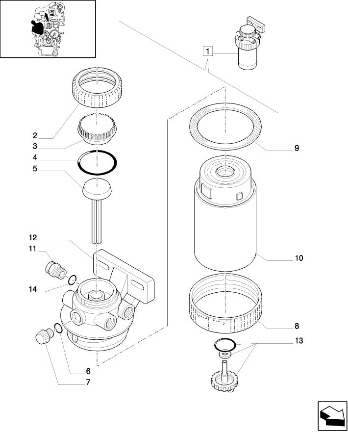 01.11(1.3) FUEL FILTER