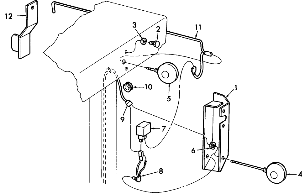 11A03 FENDER WIRING, W/BACKHOE, W/ROPS