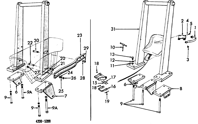 15C01 SEAT BELT & ROLLBAR ASSEMBLIES (NHNA)