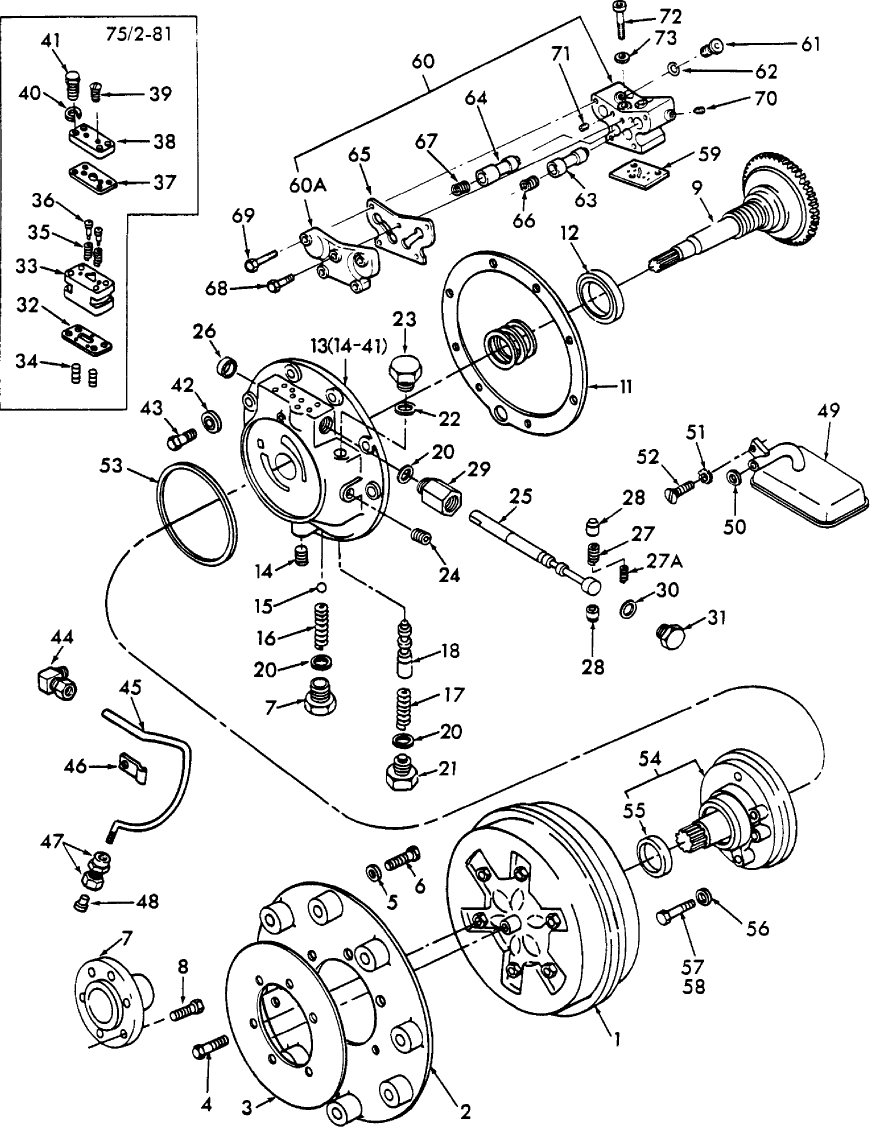 07A02 TORQUE CONVERTER TRANSMISSION - OIL DISTRIBUTOR, OIL PUMP & RELATED PARTS - 420, 532, 535