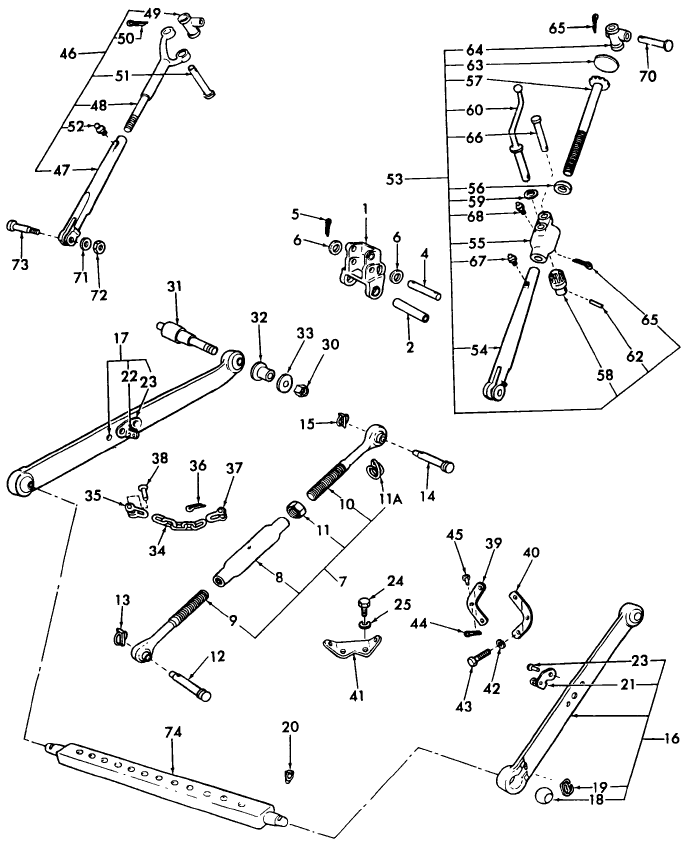 05C01 HYDRAULIC LIFT LINKAGE