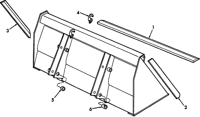 18F01 BUCKET ASSEMBLY - (7-87/11-88) - 455