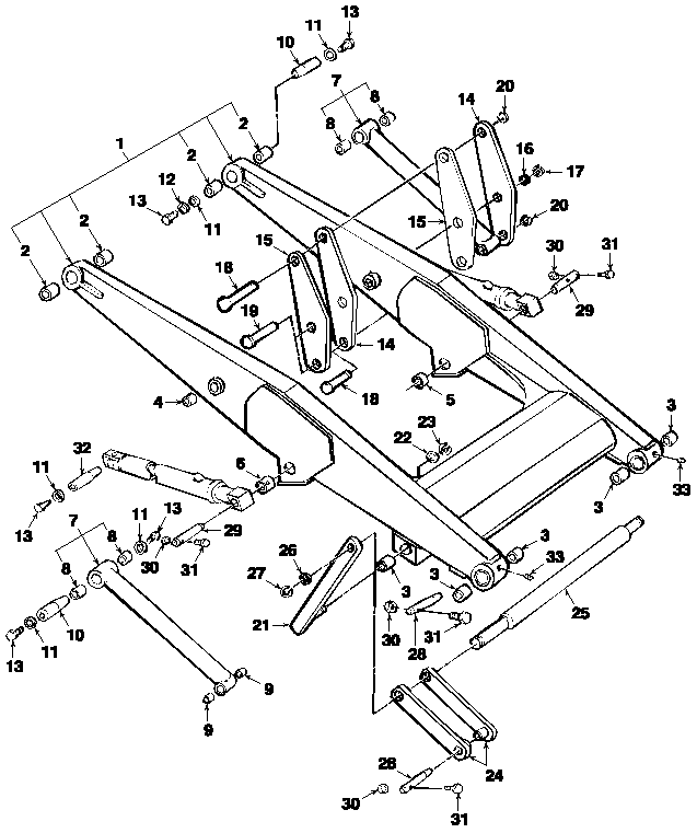 18B01 LIFT ARM & LINKAGE - (7-87/11-88) - 455