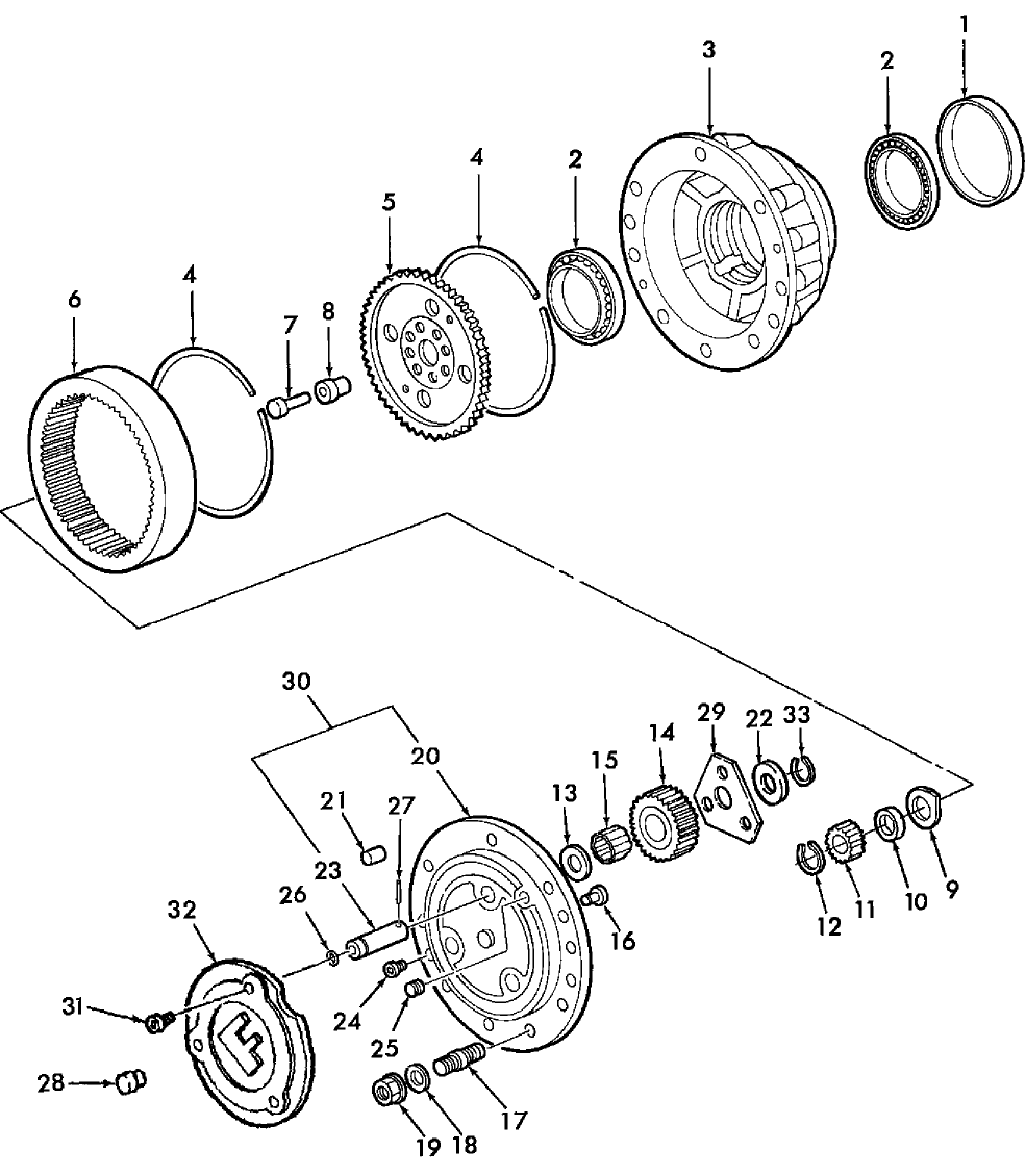 03F04 4WD REDUCTION GEARS