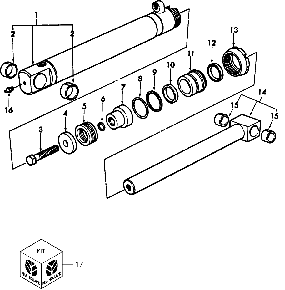 18C01 LIFT CYLINDER ASSEMBLY (75/83)