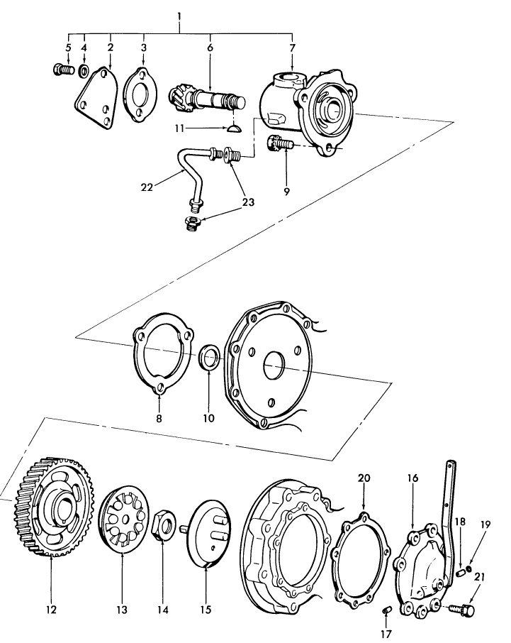 06G01 DISTRIBUTOR DRIVE & GOVERNOR ASSEMBLY