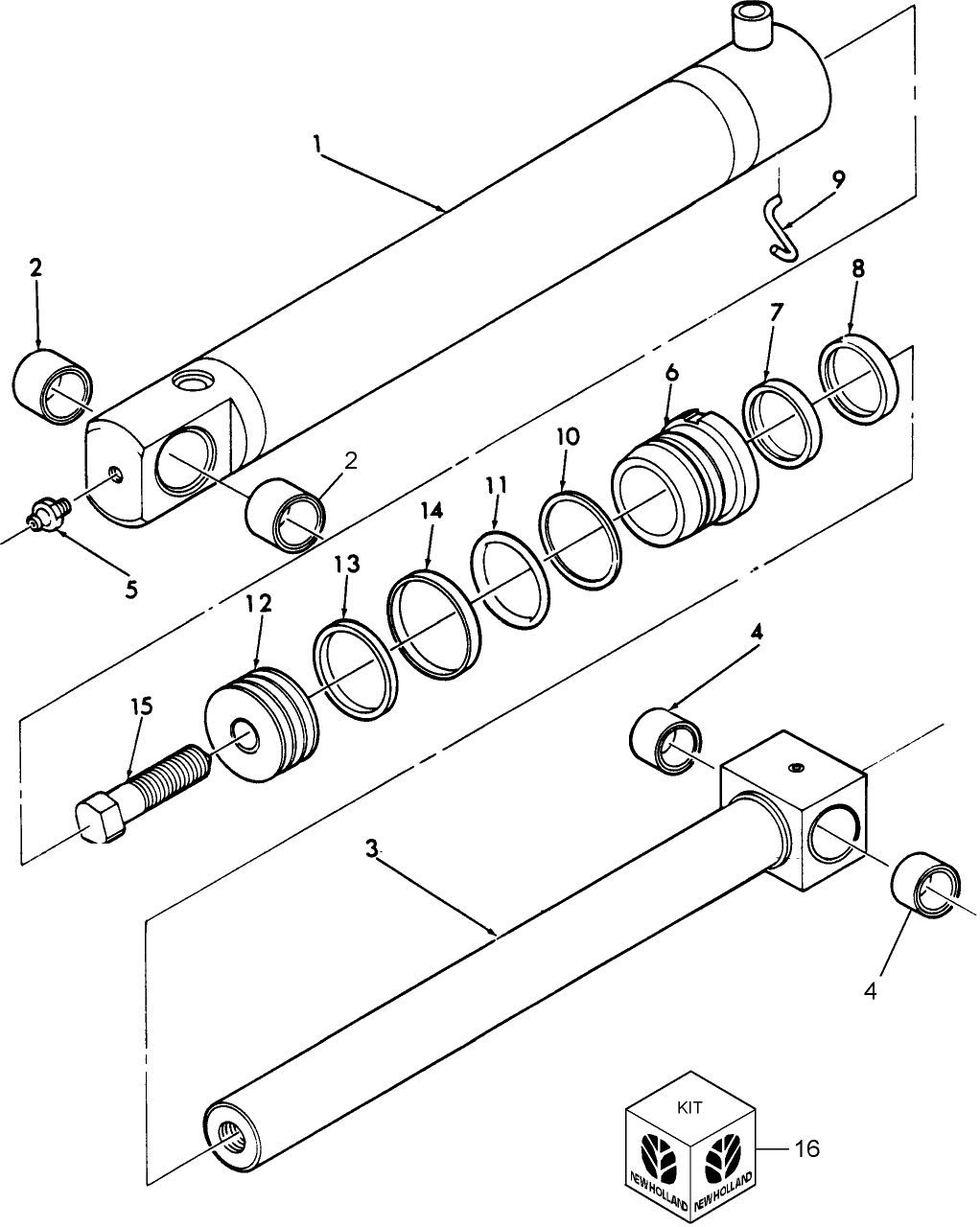 18D02 BUCKET CYLINDER ASSEMBLIES (84/)