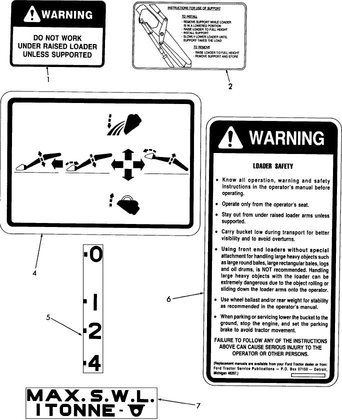 16D01 DECAL, LOADER