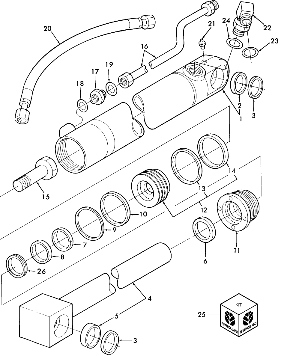 20H04 BUCKET CYLINDER