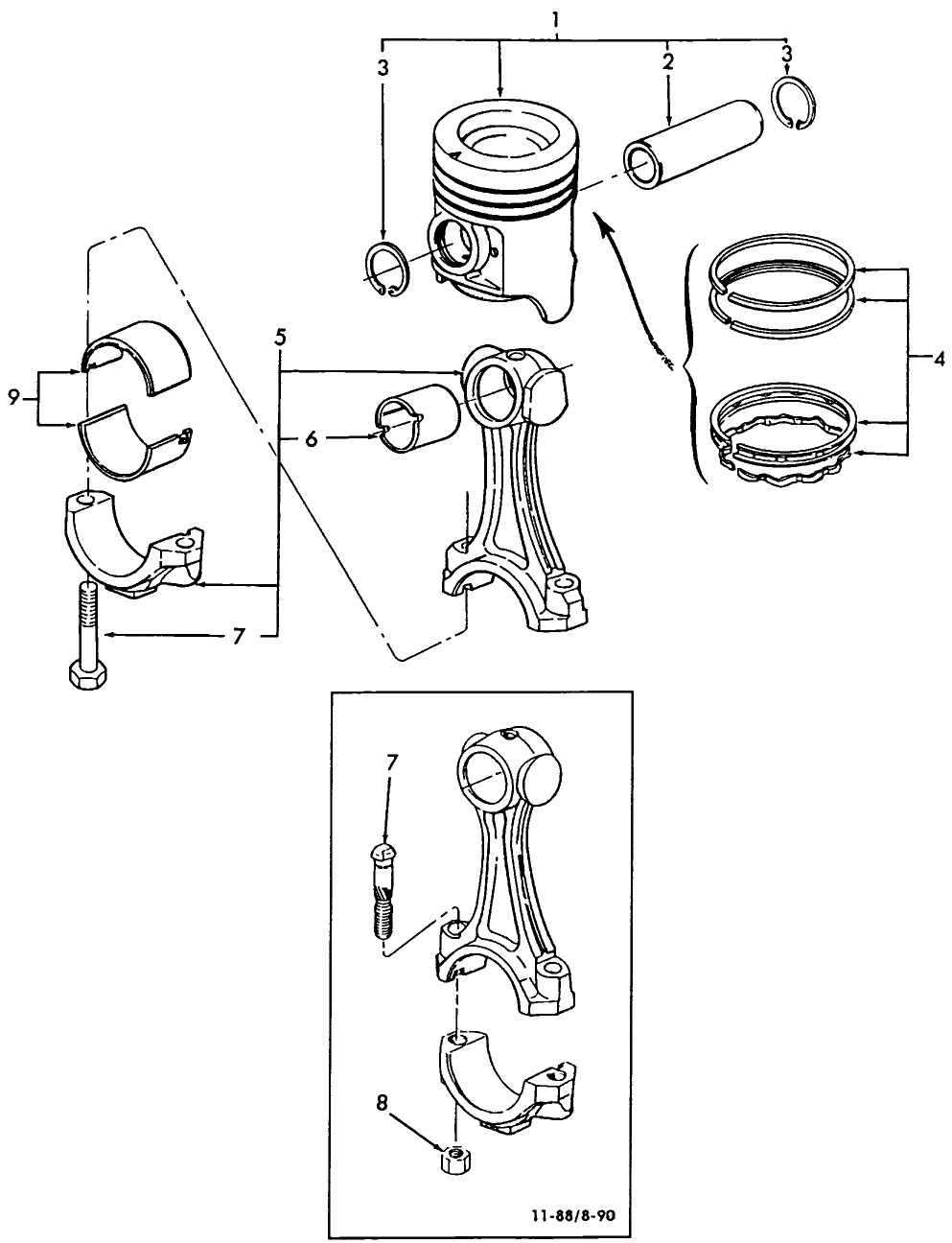 06E01 PISTONS, CONNECTING RODS & RELATED PARTS