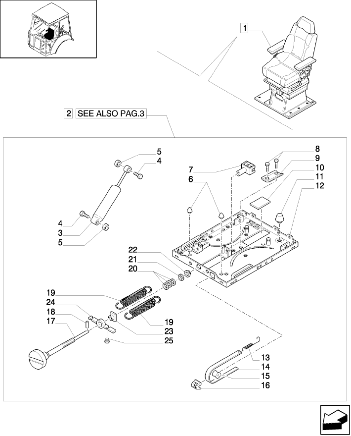 856/  A(04) VINYL SEAT LOWER SUSPENSION PARTS