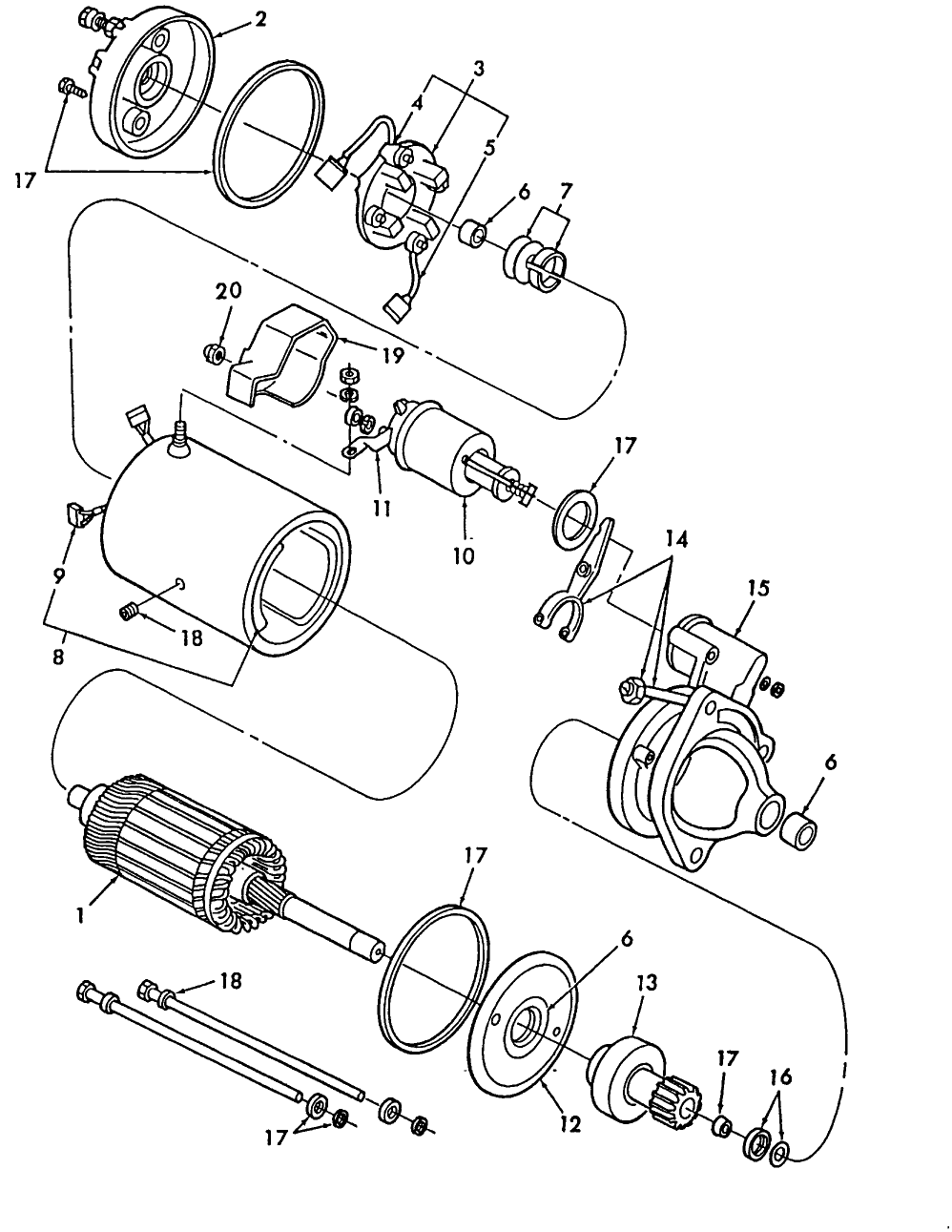 11F01 STARTER MOTOR (11-88/4-91)