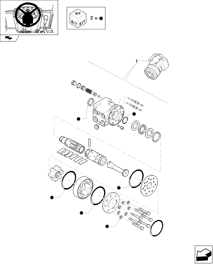 1.95.5/1(03) POWER STEERING MOTOR - EU