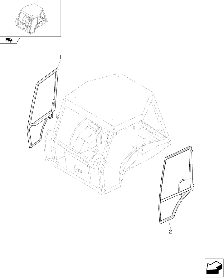 1.92.2(01) CAB - FRAME-DOOR