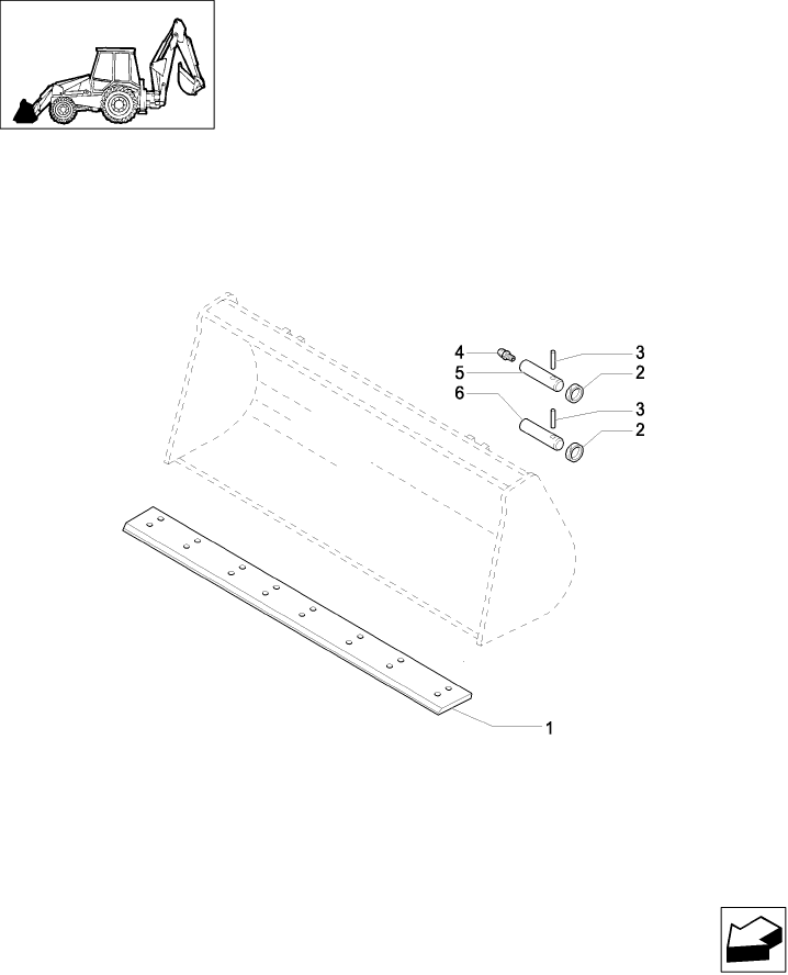 533/ 1(01) 1.15 M3 BUCKET WITH FORKS AND CUTTER BLADE