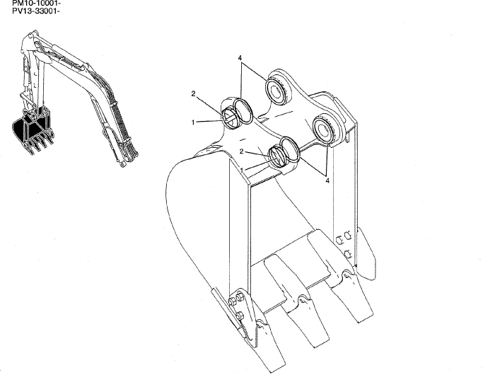 03-009 BUCKET INSTAL