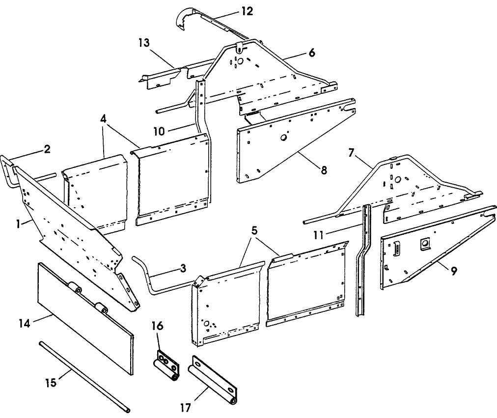 001 END GATE AND SIDE SHEETS