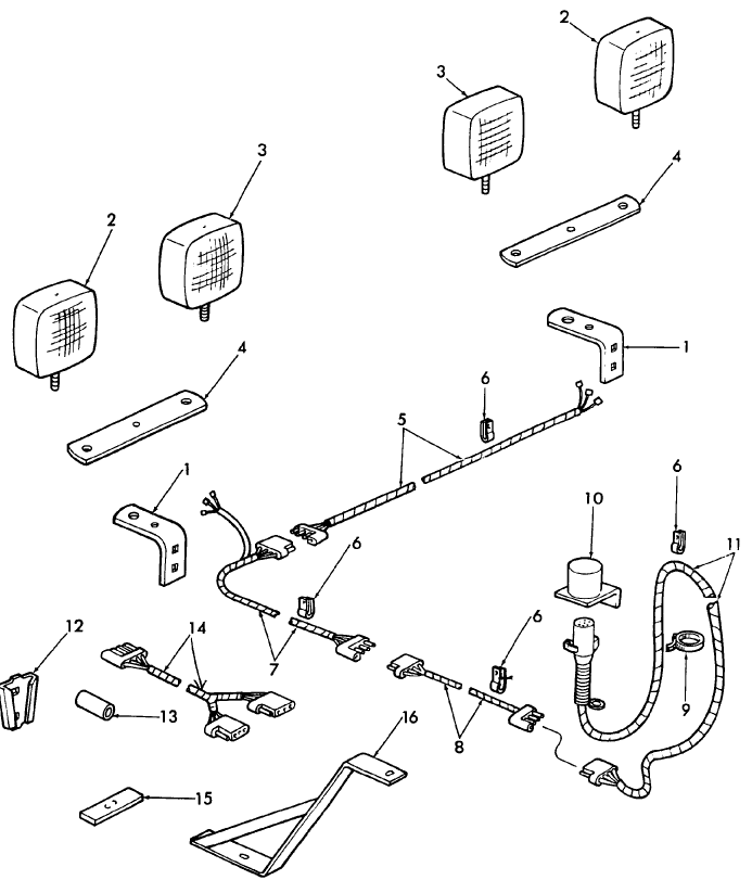 001 TRAILING LIGHT KIT