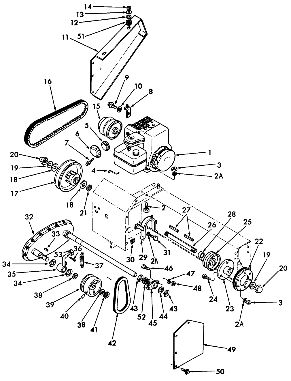 004 ENGINE & DRIVE PARTS