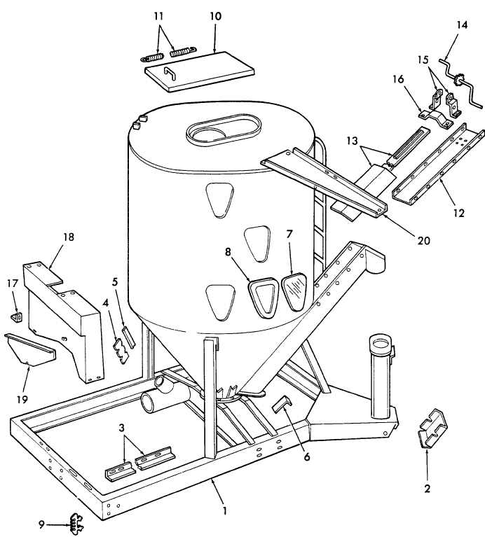 004 FRAME & TANK, ASN 400865, NORTH AMERICAN & AUSTRALIA