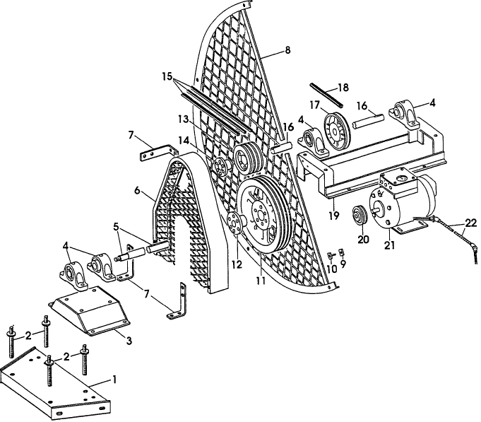 005 FAN HOUSING, FAN & PTO DRIVE GROUP - 708