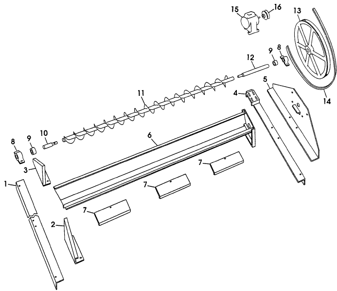 019 LEVELER AUGER & DRIVE - 730,731