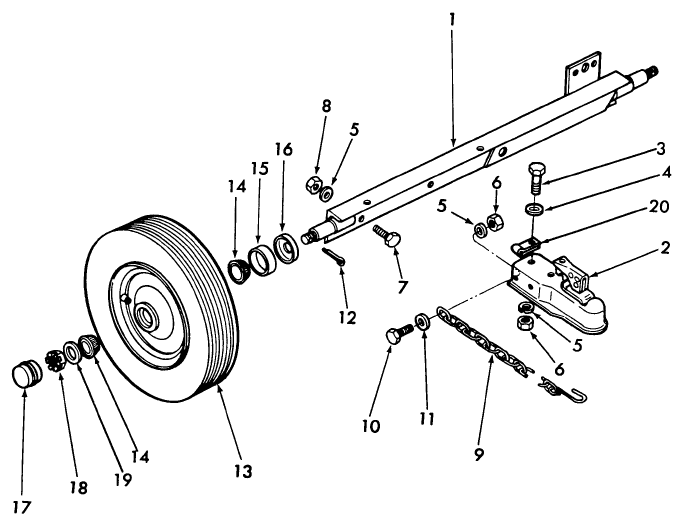 005 HIGHWAY WHEELS & BALL HITCH - 09GN-5700