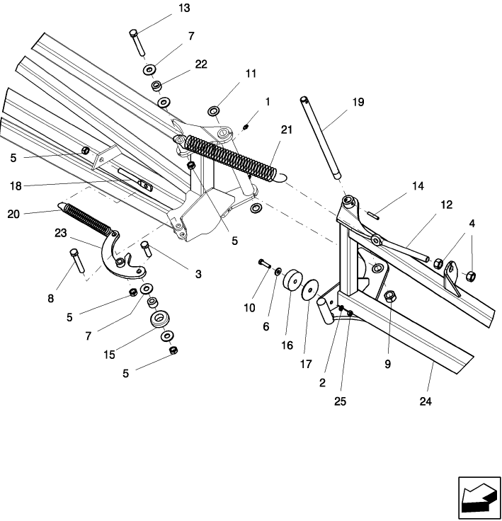 E.10.C(09) SUSPENDED BOOM - BREAKAWAY BOOM ASSEMBLY